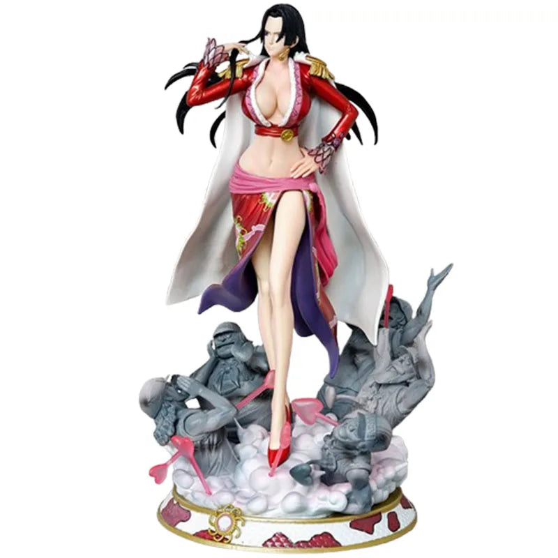 Figuras de Boa Hancock de 31cm, figura de acción de una pieza de Anime, modelo de escritorio, adorno, estatua GK, regalo periférico para niños