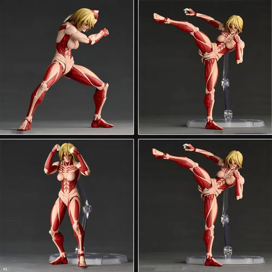 Figura Annie Titán Hembra - Attack on Titan | Revoltech Articulada Nr068
