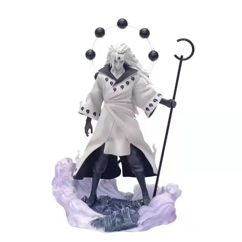 Anime 28cm Naruto Figure Six Paths Sage Uchiha Madara Action Figure PVC Statue Doll Model Collectible Kids Toys Gift