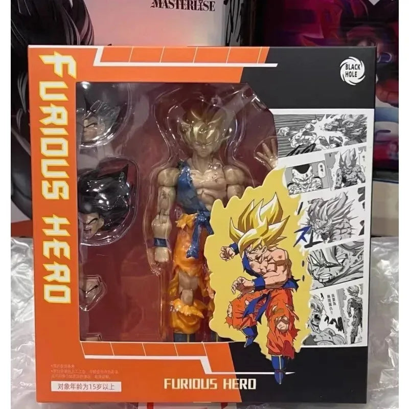 Figura Son Goku Super Saiyan - Dragon Ball | Furious Hero (Black Hole)