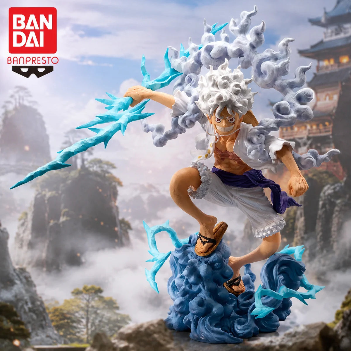 Figura Monkey D. Luffy Gear 5 - One Piece | Bandai Ichiban Kuji EX 22cm