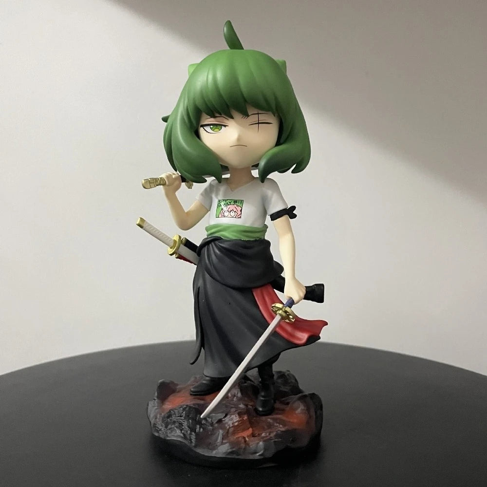 Figura Anya cosplay Zoro - Spy x Family x One Piece | GK 18,5cm