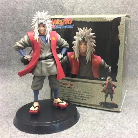 Anime NARUTO Figure Jiraiya Smile Standing PVC Action Figure NARUTO Jiraiya Naruto Teacher Orochimaru Sasuke Model Toy Gift