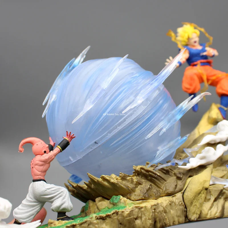 Son Goku Vs Majin Buu Anime Figure Dragon Ball Z GK Action Figurine PVC Statue Model Doll Collection Desk Decoration Toy Gifts
