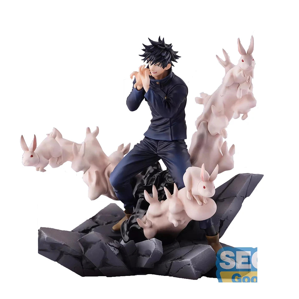 Figura Megumi Fushiguro Invocando Conejos - Jujutsu Kaisen | SEGA 19cm