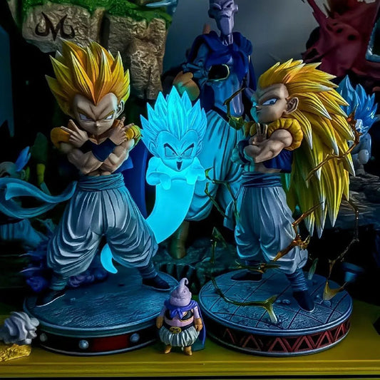 Figura Gotenks SSJ 24cm - Dragon Ball Z | Escuadrón Fantasma Kamikaze