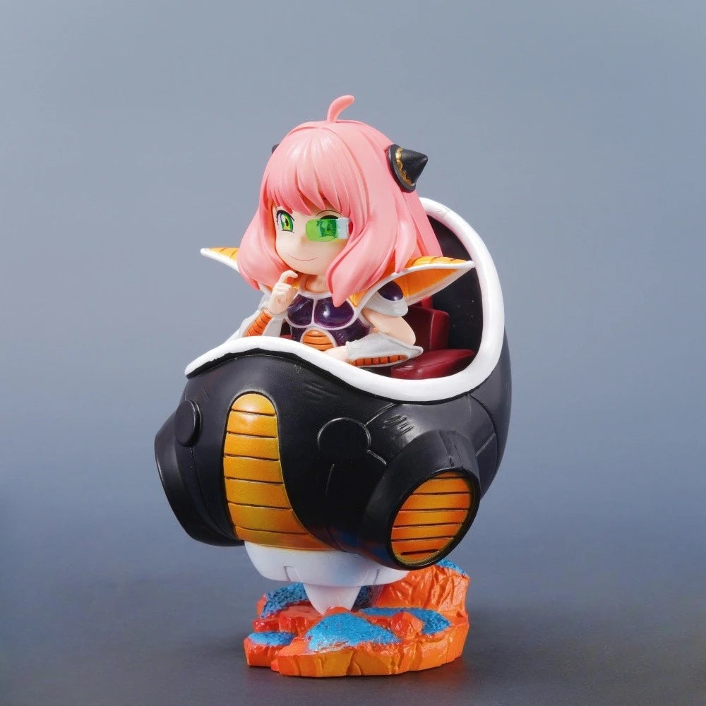 Figura Anya cosplay Freezer - Spy x Family x Dragon Ball | GK 15,5cm