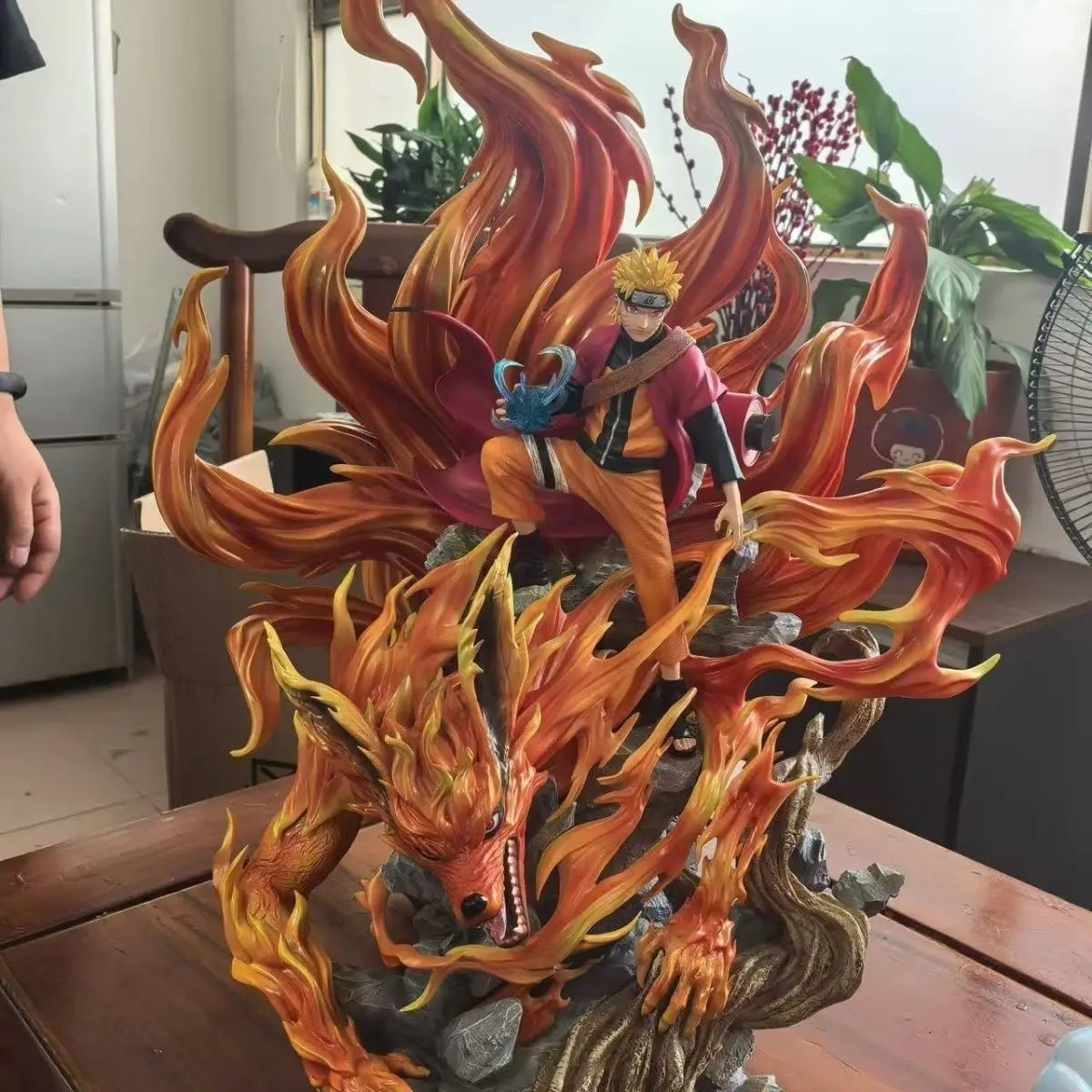 Figura Naruto Uzumaki - Naruto | Naruto Uzumaki en pose épica de gran tamaño 43cm
