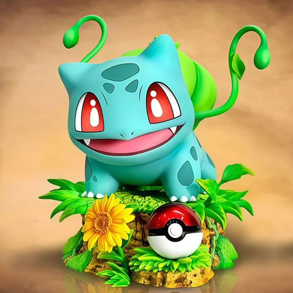 Figura Bulbasaur - Pokémon | Base con Poké Ball 10cm