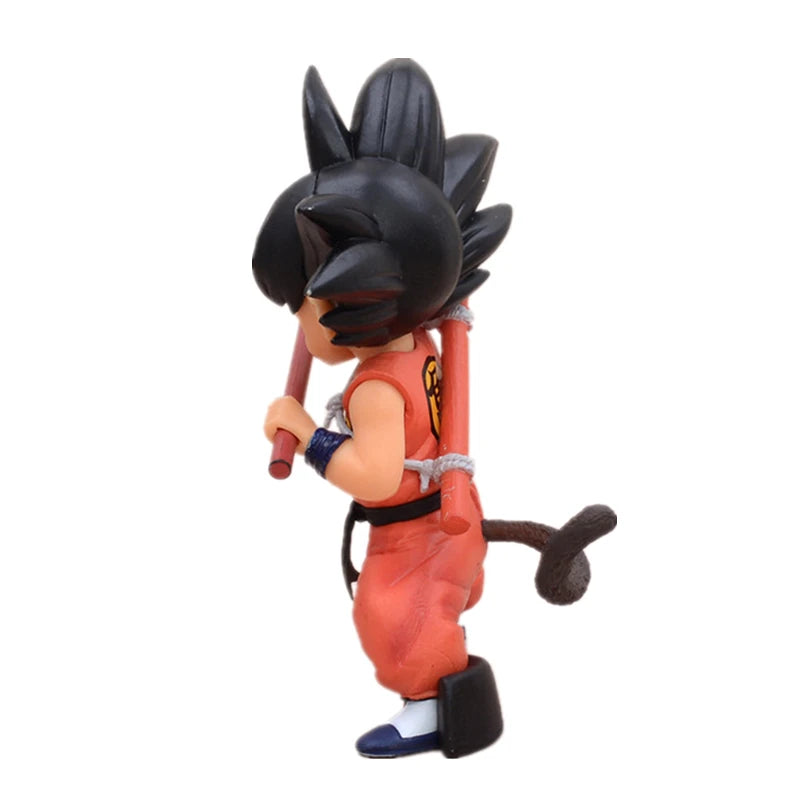 Figura de Dragon Ball de Anime de 14cm, figura de acción de Son Goku infantil, modelo de juguete de PVC, colección de muñecos, decoración de escritorio, Gif para niños
