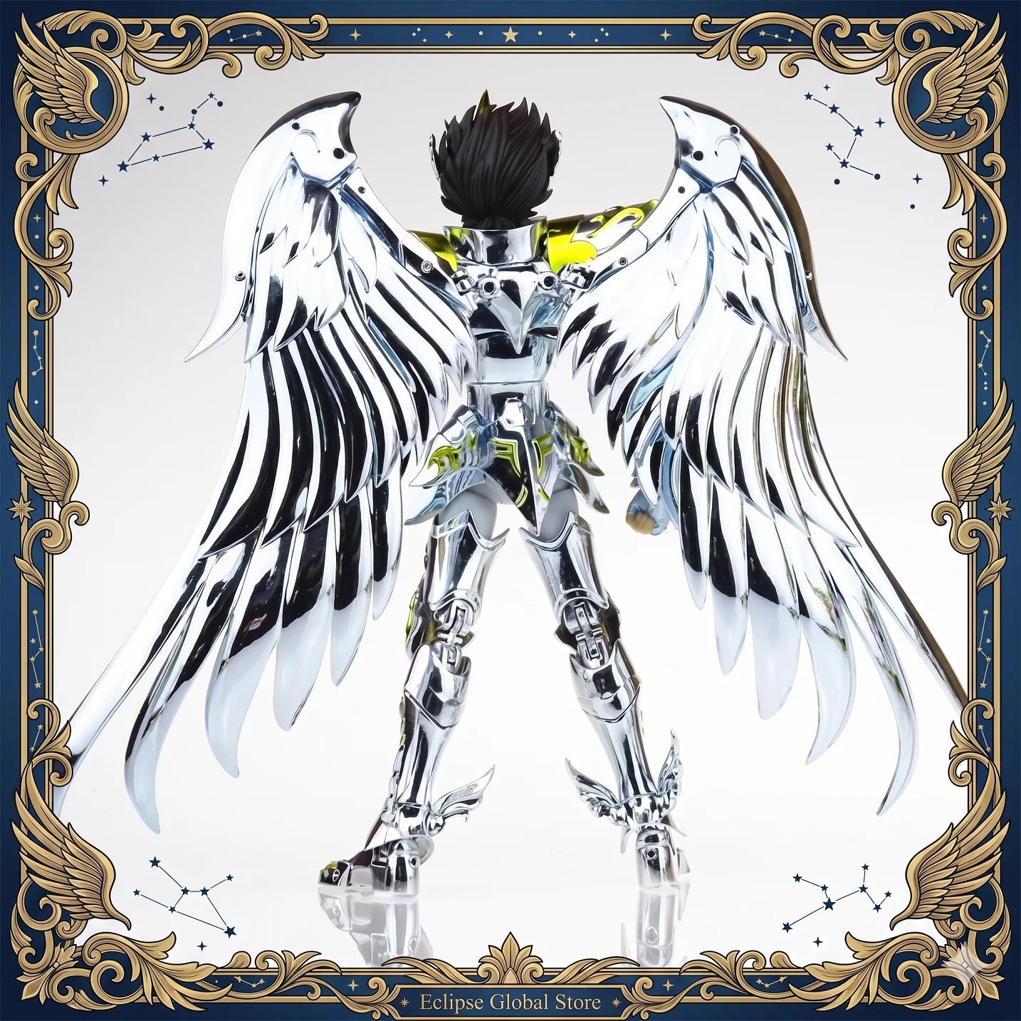 Figura Seiya de Pegaso Armadura Divina - Saint Seiya | Metal Diecast