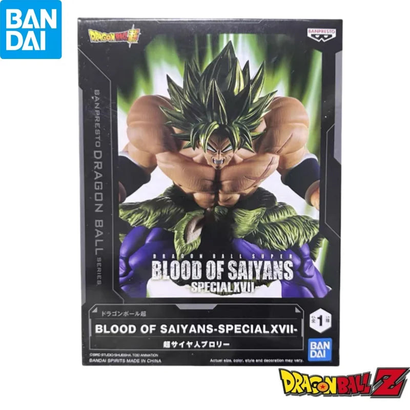 Figura Broly Super Saiyan - Dragon Ball Super | Banpresto Blood of Saiyans 15cm