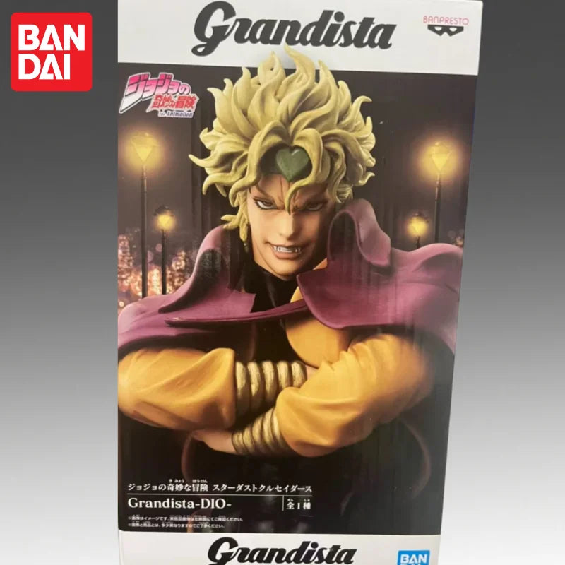 En Stock Bandai Original Banpresto Jojo S Bizarre Adventure Dio Brando figura de acción modelo muñeca nuevo personaje de anime en caja