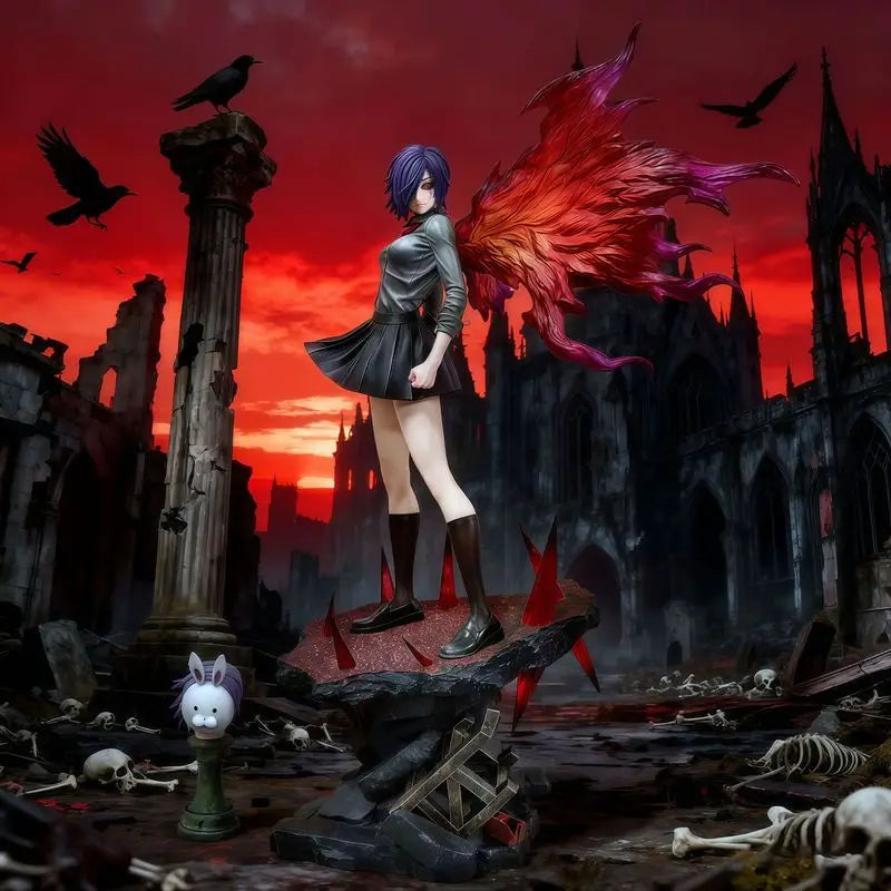 Figura Touka Kirishima 37cm - Tokyo Ghoul | GK Doble Cabeza