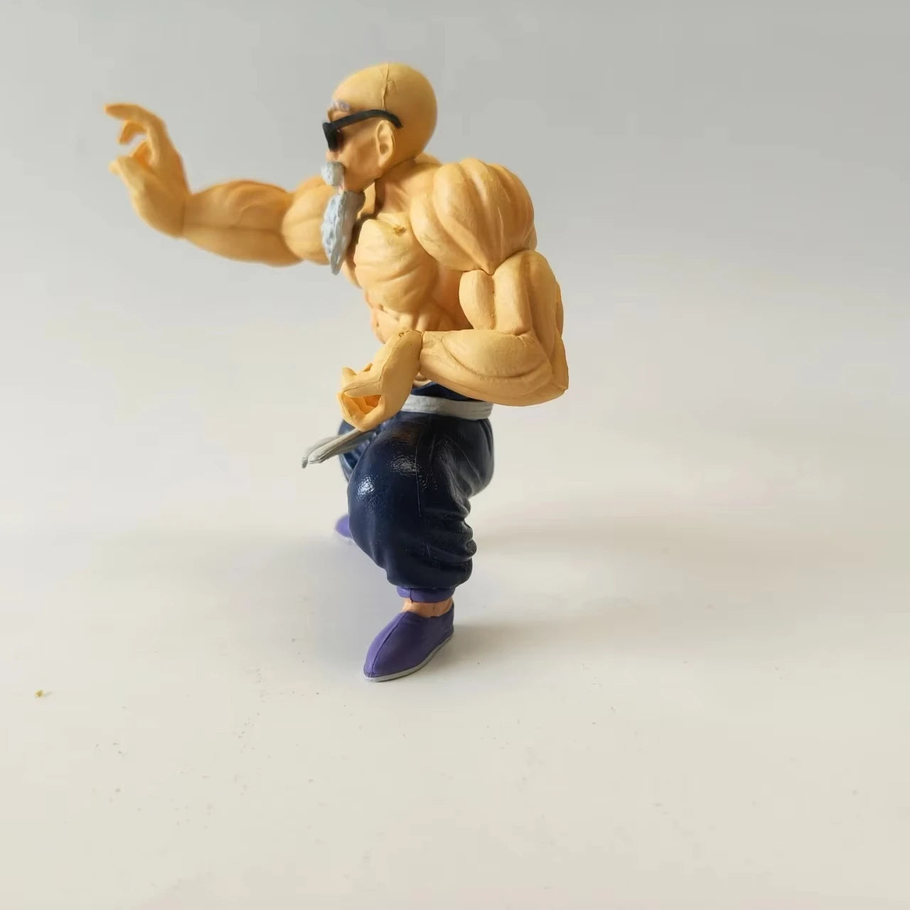 9cm Dragon Ball Master Roshi Anime Figure Muscle Series Q Version PVC Statue Action Figure Model Children Dolls Christmas Gifts