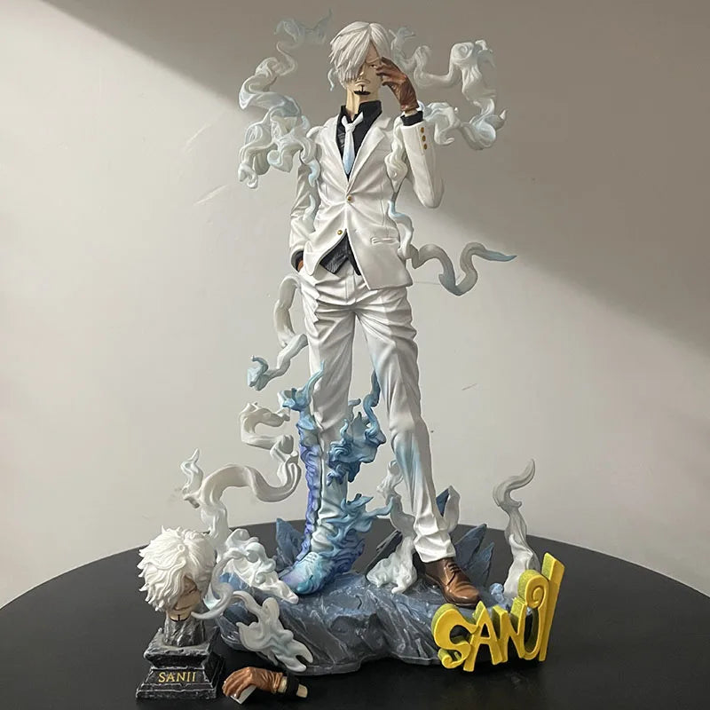 Figura Sanji - One Piece | Pierna Negra Premium 28cm