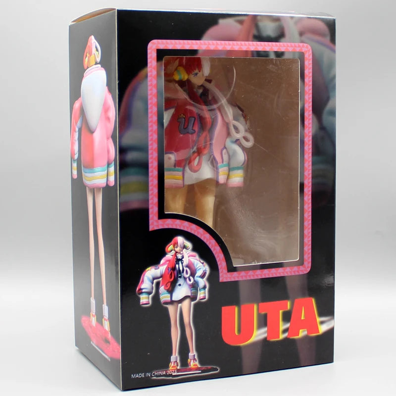 Figura de acción de una pieza de Anime de 24cm, edición de teatro Uta roja, modelo de colección de Pvc, estatuilla de juguete, decoración de coche, regalo