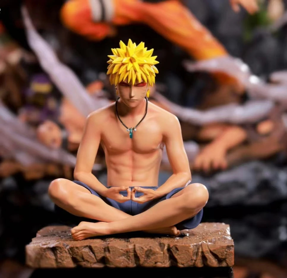 Figura Naruto Uzumaki Modo Sabio - Naruto Shippuden | Meditación 13cm