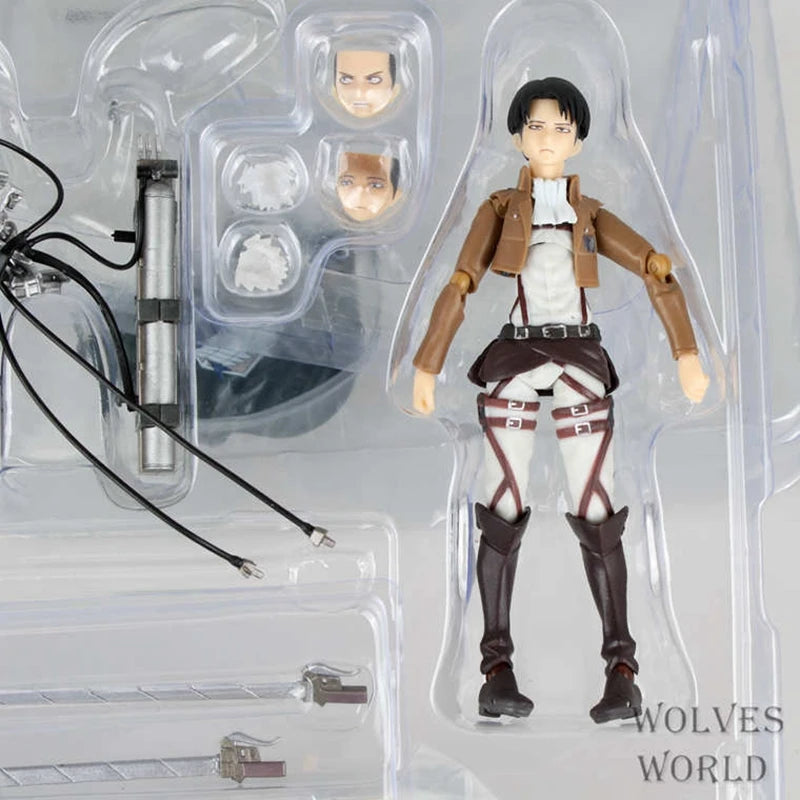 Figura Levi Ackerman - Attack on Titan | Espadas Desmontable 14cm
