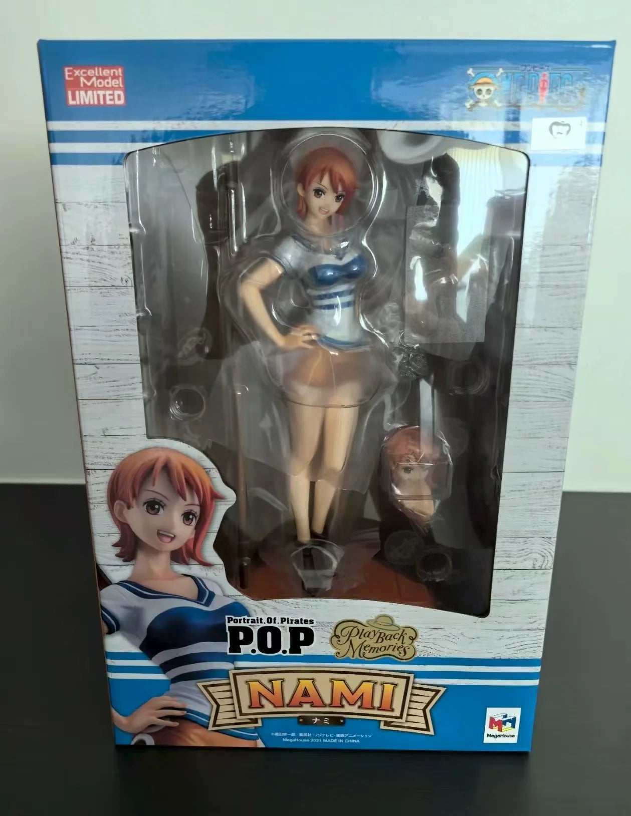 Figura Nami - One Piece | MegaHouse Portrait of Pirates Premium