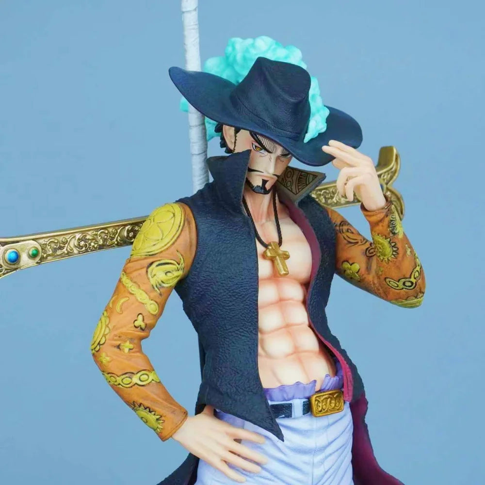 Figura Dracule Mihawk - One Piece | Estatua PVC 30cm