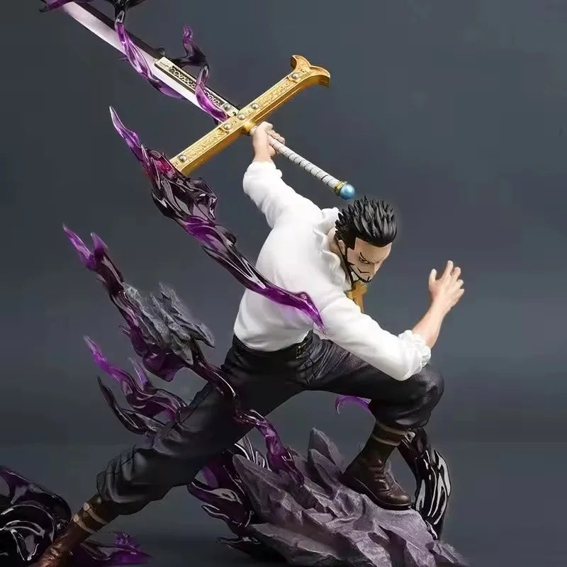 Figura Dracule Mihawk - One Piece | Estatua Coleccionable 30cm