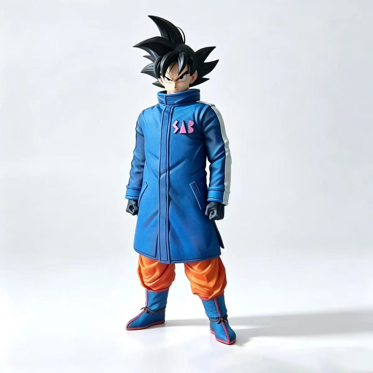 Figura Son Goku y Vegeta con traje de nieve - Dragon Ball Super | PVC 28-30cm