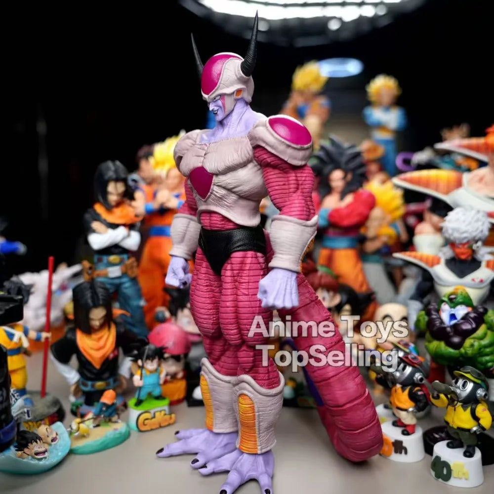 Figura de acción de Dragon Ball Z Frieza, 35,5 cm, segunda forma, Frieza GK, colección de PVC, modelo de juguete, regalos