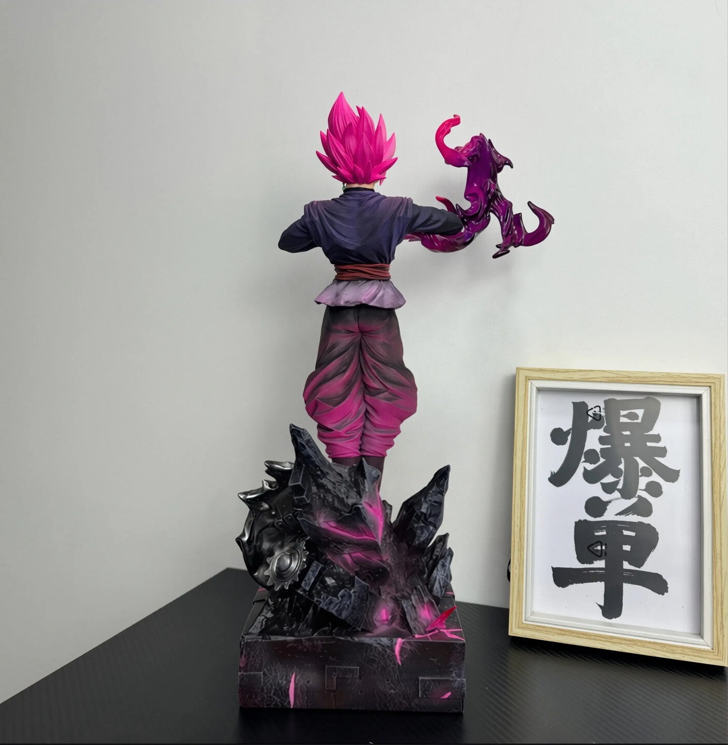Figura Goku Black Super Saiyan Rosé - Dragon Ball Super | JT Studio 38cm