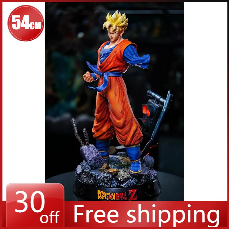 Figura Son Goku del Futuro 54 cm con Luz - Dragon Ball | Resina