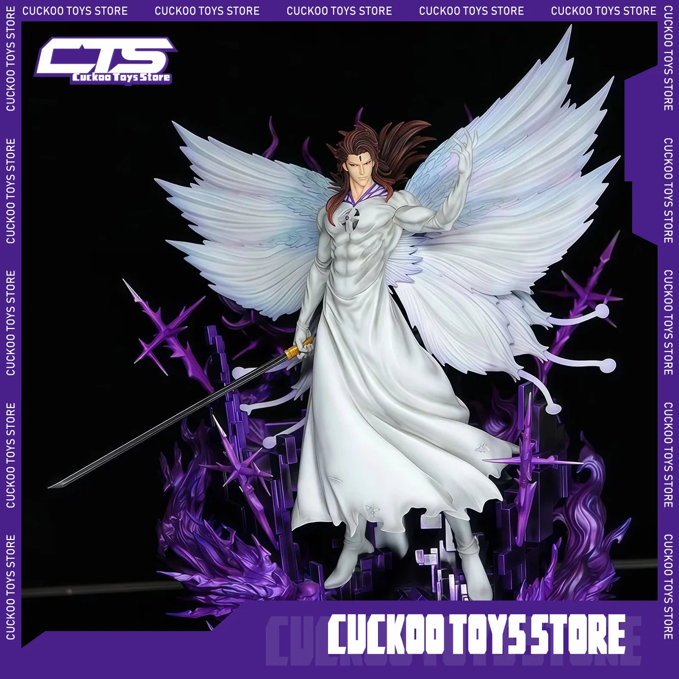 Figura Sosuke Aizen - Bleach | Estatua GK PVC 31cm