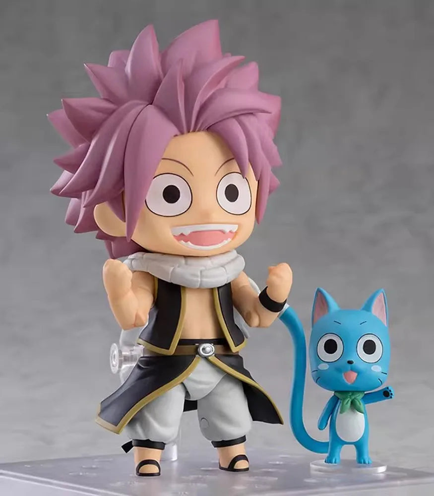 Figura Natsu Dragneel - Fairy Tail | Nendoroid 1741 con Happy 10cm