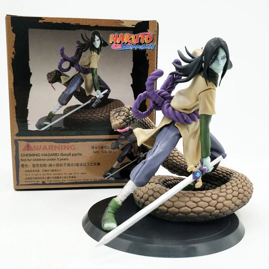 Lover NARUTO Figure Orochimaru Jiraiya Tsunade Fighting PVC Figure NARUTO Orochimaru VS Hiruzen Battle Kakashi Sasuke Model Toy