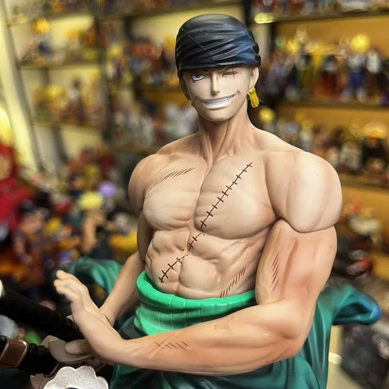 Figura Roronoa Zoro - One Piece | Estatua GK Jinshan