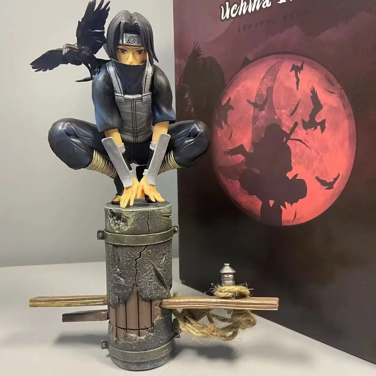Figura Itachi Uchiha ANBU Tsukuyomi - Naruto | Sharingan Agachado