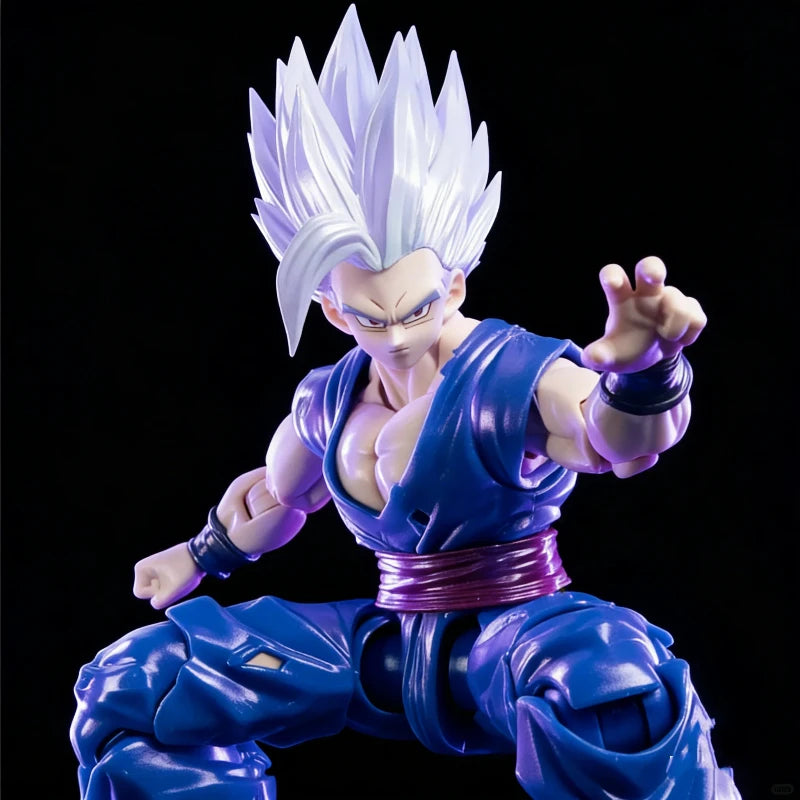 Figura de Acción de Anime Exclusiva de SHF Dragon Ball: Son Gohan Beast |   Modelo Móvil de PVC de Super Saiyan |   Edición de Coleccionista