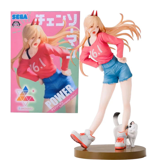 Figura Power con Meowy - Chainsaw Man | SEGA Luminasta