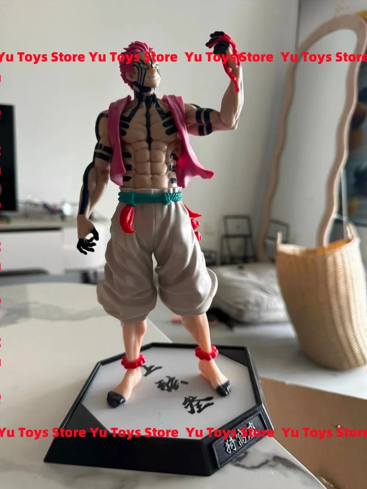 Figura Akaza - Kimetsu no Yaiba | Estatua GK Combate 28cm