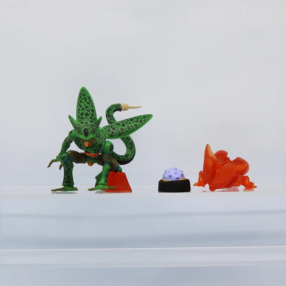 7pcs/set Dragon Ball Z Cell Figure Perfect Cell First Form Pvc Action Figures Collection Model Toys For Children Adult Gifts