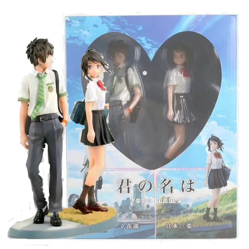 Figuras Taki y Mitsuha - Your Name | Pack 2 Figuras 23cm
