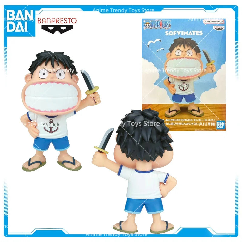 Figura Monkey D. Luffy niño - One Piece | Banpresto Sofvimates 15cm