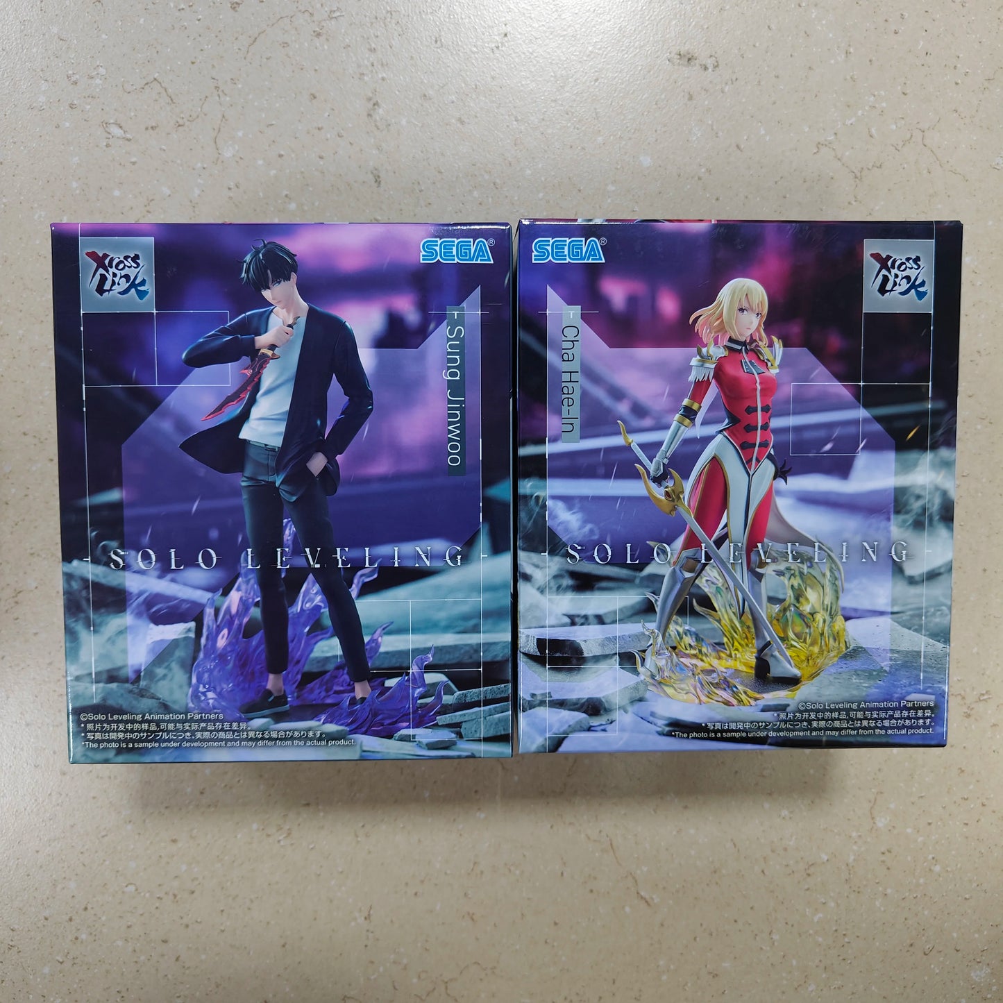 Figura Sung Jin Woo / Cha Hae-in - Solo Leveling | SEGA Xross Link