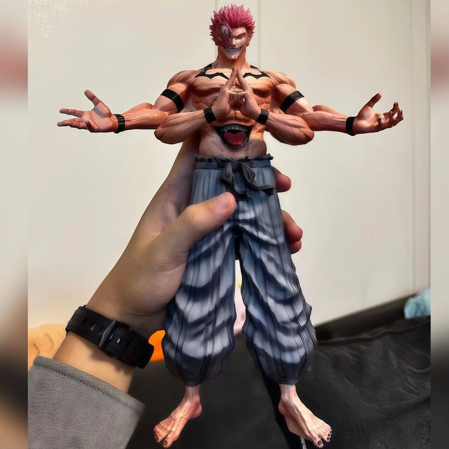 Figura Itadori Yuji y Ryomen Sukuna - Jujutsu Kaisen | Itadori Yuji y Ryomen Sukuna en pose dual 31cm