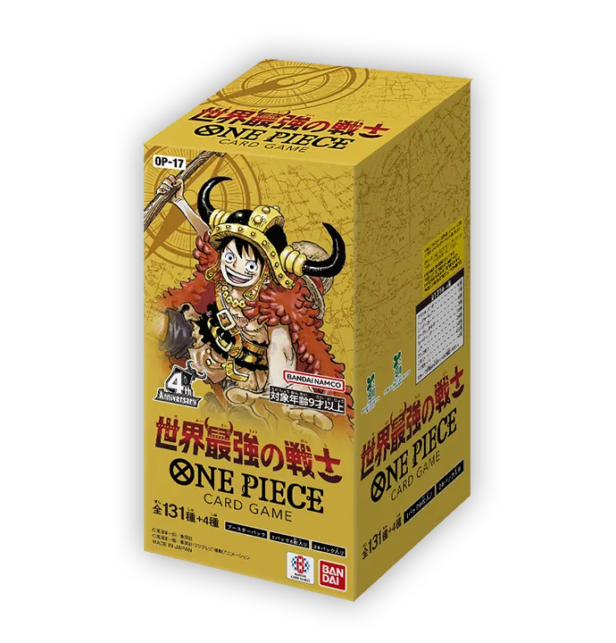 Caja OP-17 One Piece Card Game japonés - booster box 24 sobres Los Guerreros Más Fuertes del Mundo